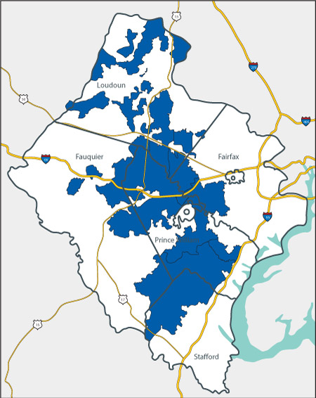 NOVEC Territory Map